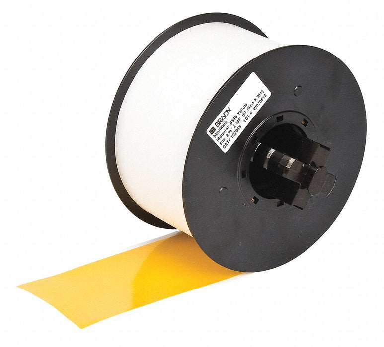 ContinuousLabelStock Yellow Gloss
