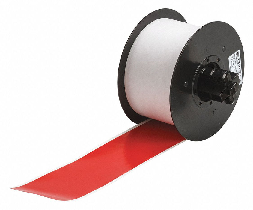 ContinuousLabelStock Red Gloss 2-1/4inW