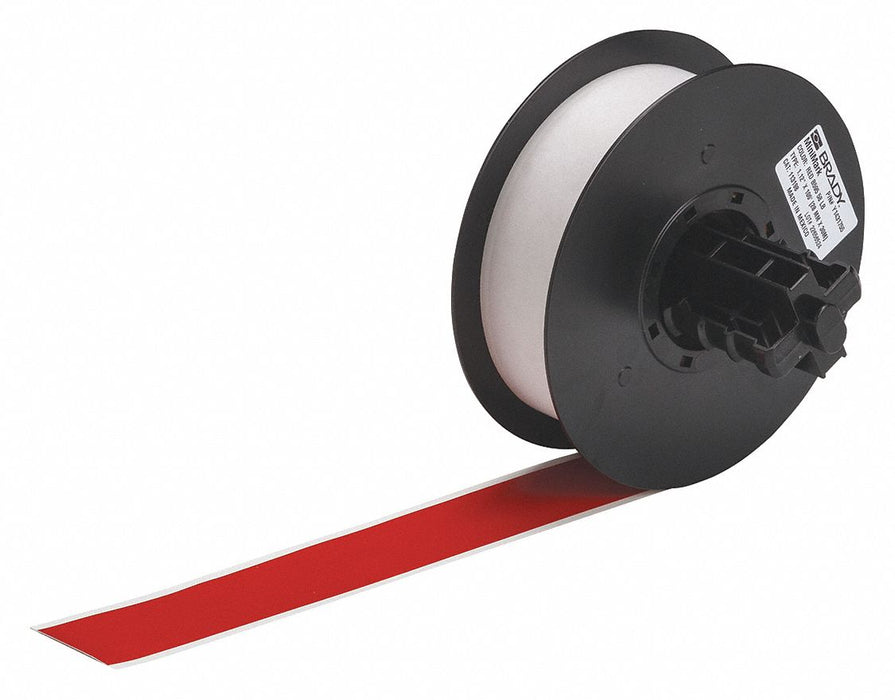 ContinuousLabelStock Red Gloss 1-1/8inW