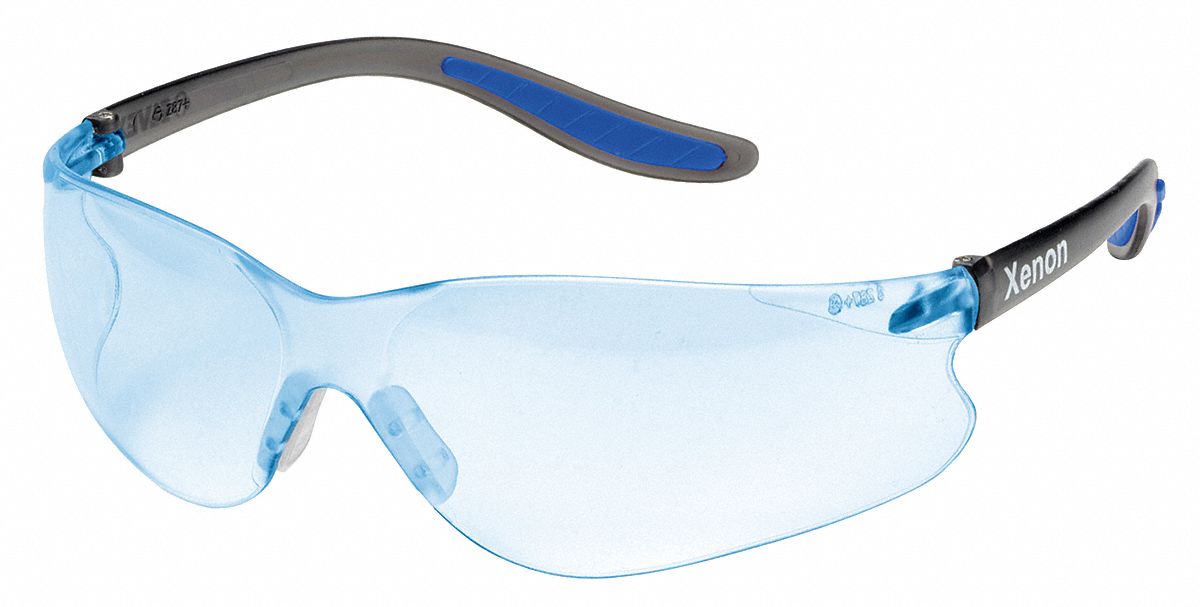 Safety Glasses Blue Uncoated