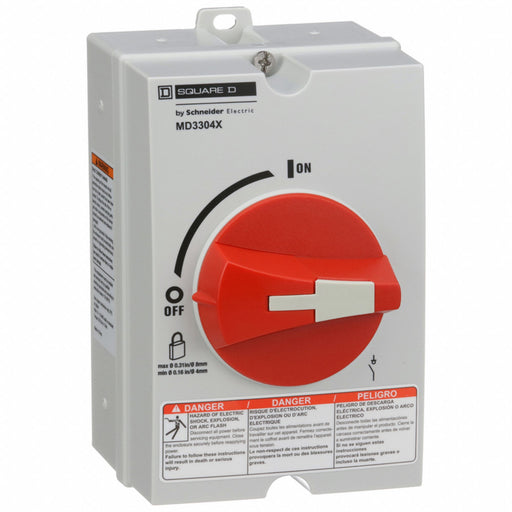 EnclosedDisconSw NonFuse 30A NonMetal