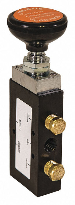Manual Air Valve Black Steel
