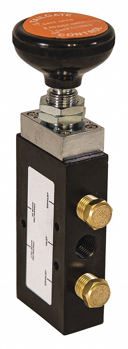 Manual Air Valve Black Steel