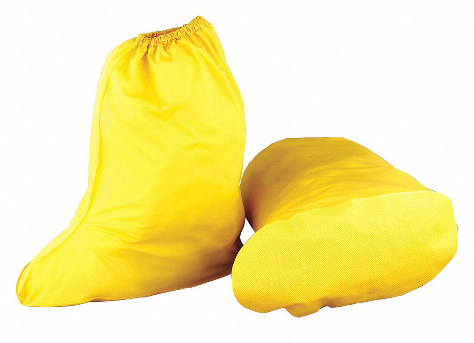 D7724 Boot Covers Slip Resist Sole L Yellow PR