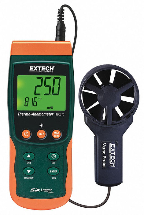 Anemometer 80 to 4 930fpm 32 to 122F