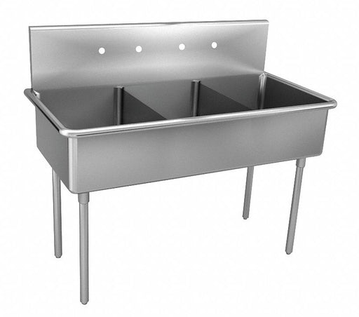 Just Scullery Sink Squar 24inx24inx12in
