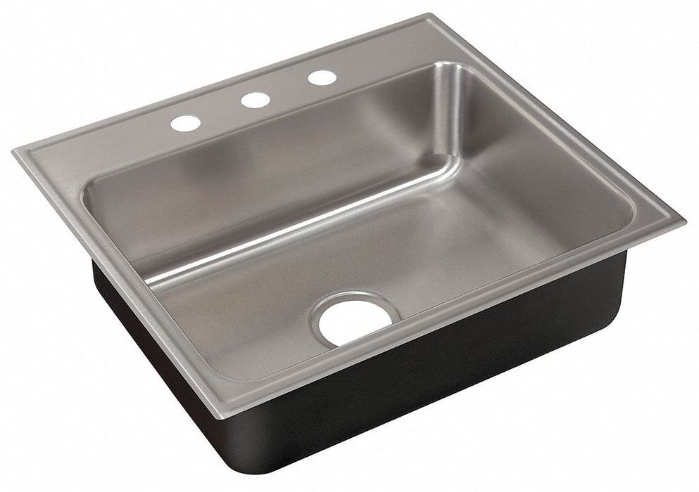 Drop-In Sink w/ Faucet Ledge 33 x22 x8 