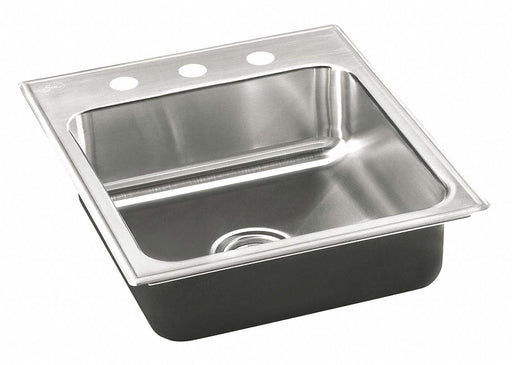Drop-In Sink w/Faucet Ledge 18 x15 x5.5 