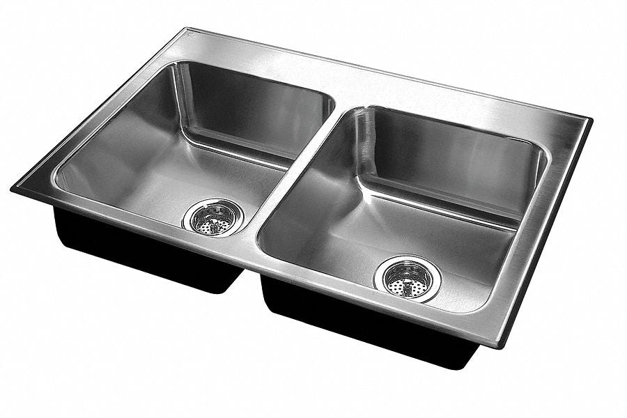 Kitchen Sink 33 x19 x5.5 Silver