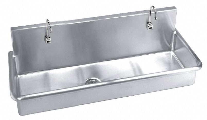 Wash-Up Sink 48 x20 x16 Silver