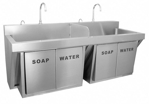 Just Scrub Sink Rect 60inx17-1/2inx11in