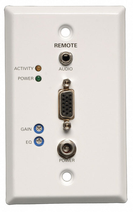 Display Extender Recvr VGA 3.5mm Cat5e/6