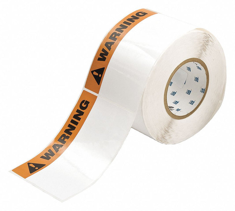 Pre-CutLabelStockRoll White Gloss PK2