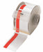 ContinuousLabelStock White Red Gloss
