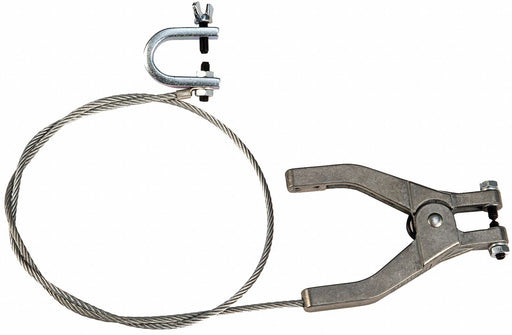 Ground Wire with Clamp and C-Clamp