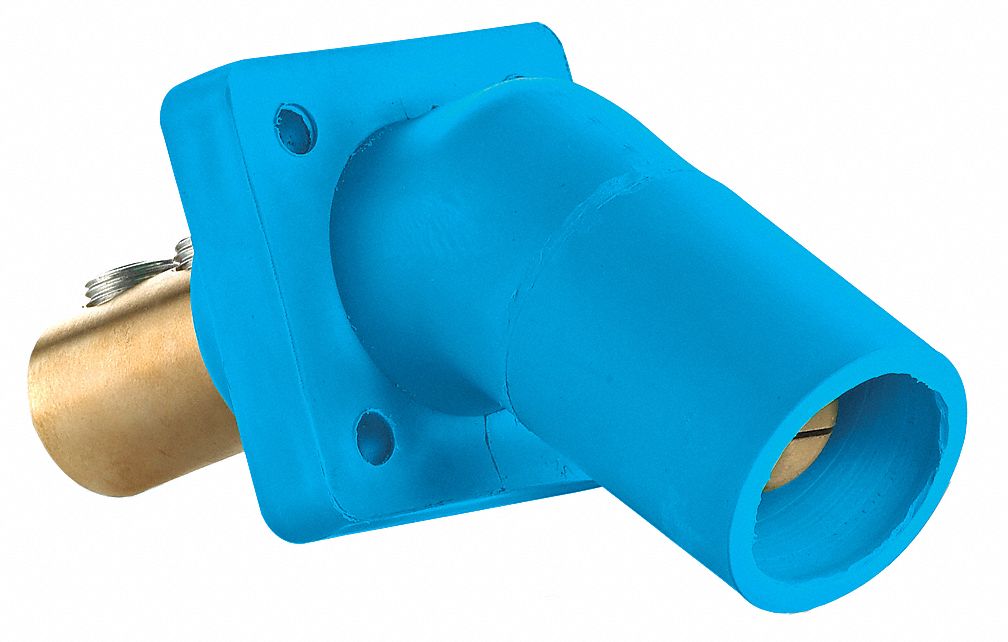 Double Connector Black Male 400 A