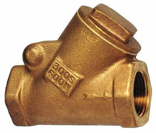 Swing Y Check Valve 2.25 in Overall L