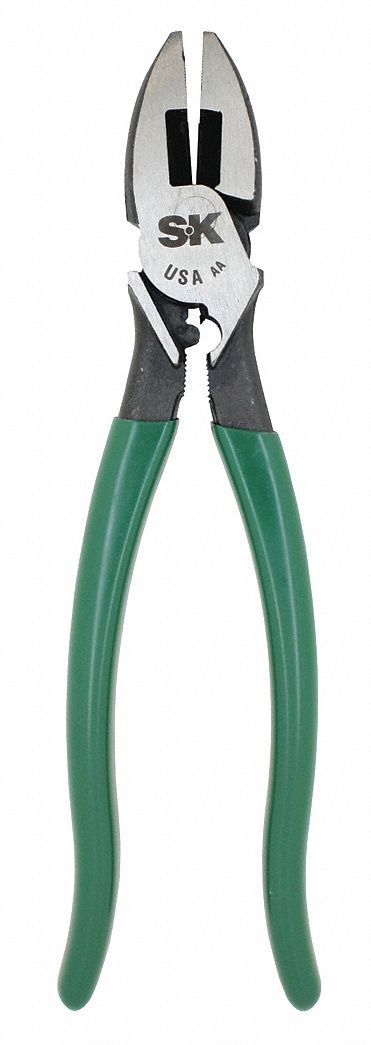 Linemans Plier 9-3/4 L Dipped Handle