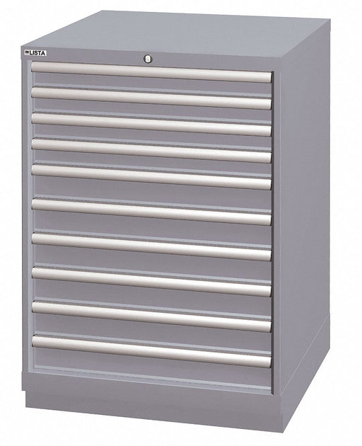 Mod Drwr Cab 41-3/4 H 10 Drwr Light Gray