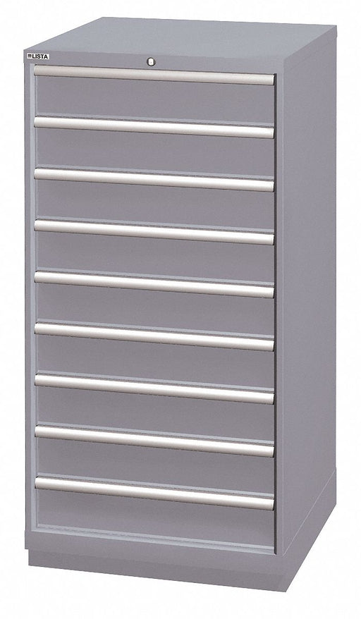 Mod Drwr Cab 59-1/2 H 9 Drwr Light Gray