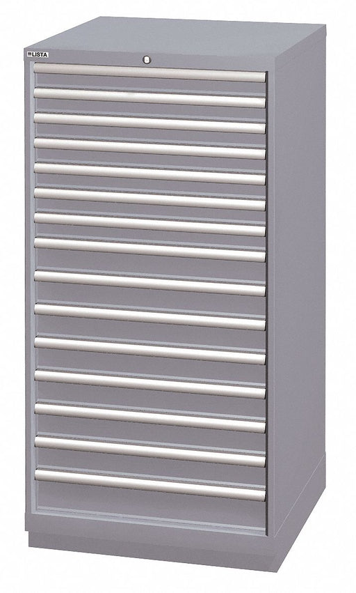 Mod Drwr Cab 59-1/2 H 15 Drwr Light Gray