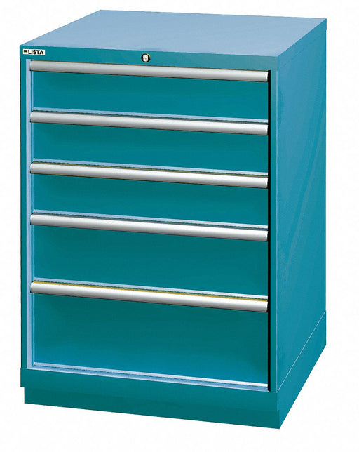 Mod Drwr Cab 41-3/4 H 5 Drwr Clssc Blue