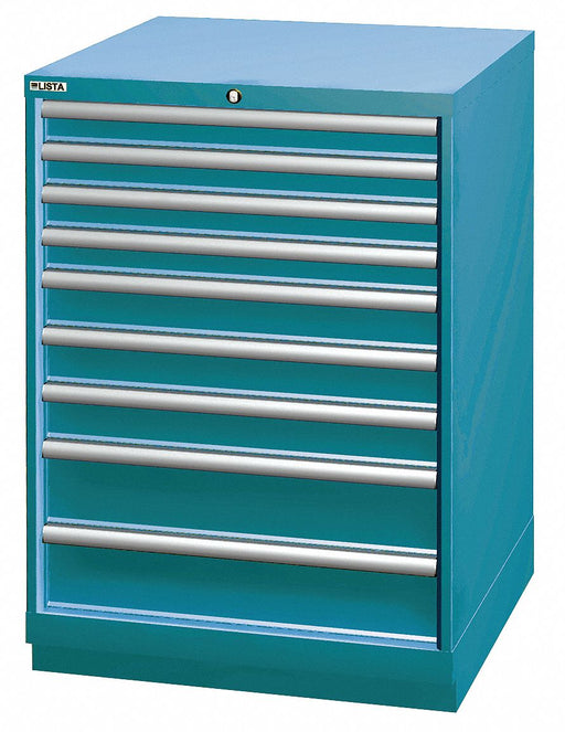 Mod Drwr Cab 41-3/4 H 9 Drwr Clssc Blue