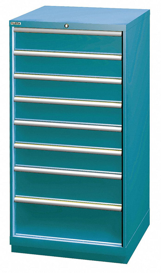 Mod Drwr Cab 59-1/2 H 8 Drwr Clssc Blue