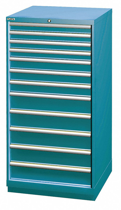 Mod Drwr Cab 59-1/2 H 12 Drwr Clssc Blue