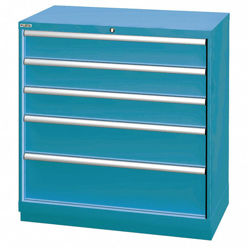 Mod Drwr Cab 41-3/4 H 5 Drwr Clssc Blue