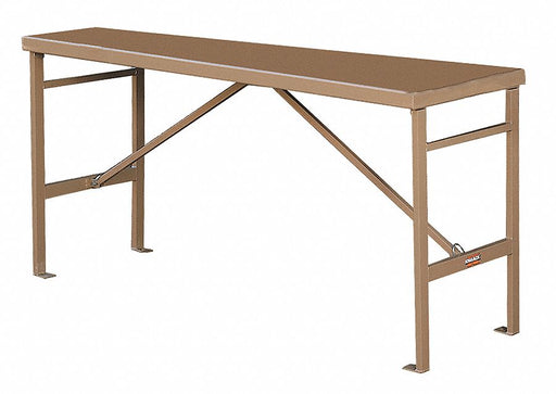 Fixed Work Table Steel 72-1/2 W 27-1/2 D