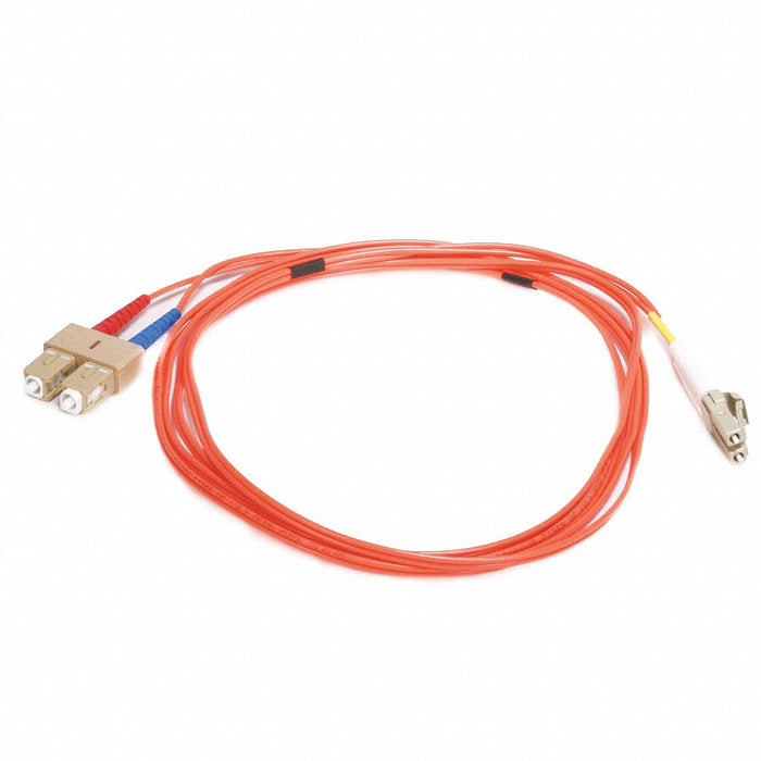 M3394 Fiber Cord Duplex LC SC 2m Orange