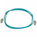 M3392 Fiber Cord Duplex LC LC 1m Aqua