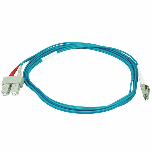 M3394 Fiber Cord Duplex LC SC 2m Aqua