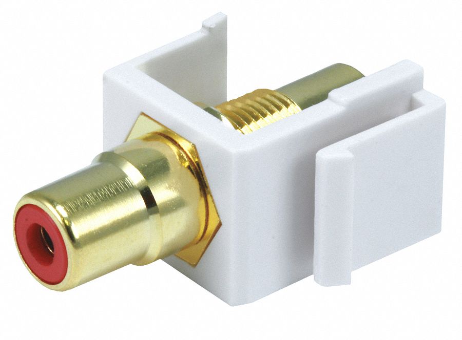 Keystone Jack 0.875 in White