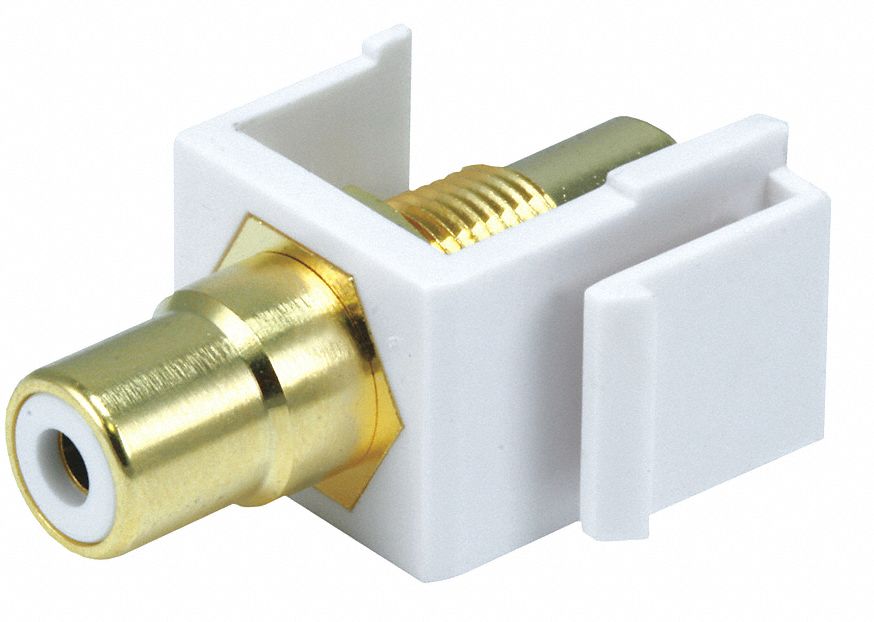 Keystone Jack 0.625 in White