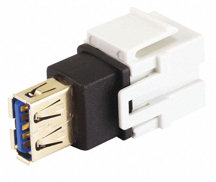 Keystone Jack 0.75 in White