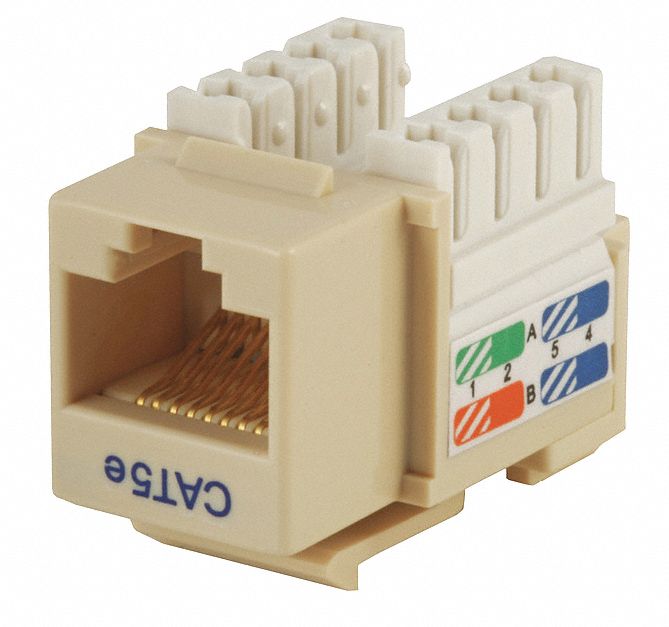 M1019 Datacom Jack Cat5 Punch Down Beige