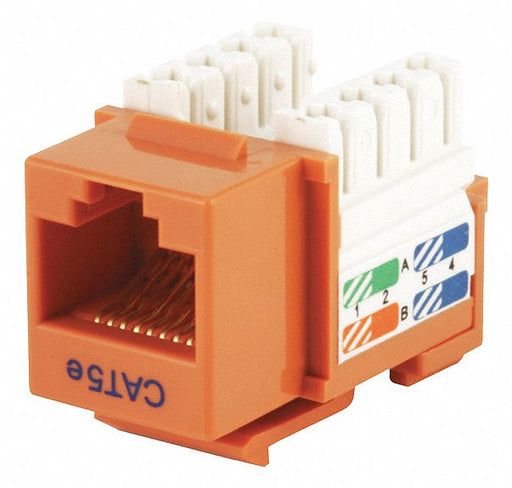 M1019 Datacom Jack Cat5 Punch Down Orange