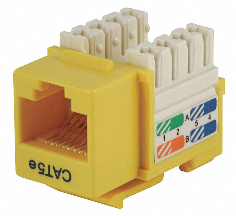 M1019 Keystone Jack 0.875 in Yellow