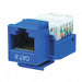 M1020 Datacom Jack Cat6 Tooless Blue