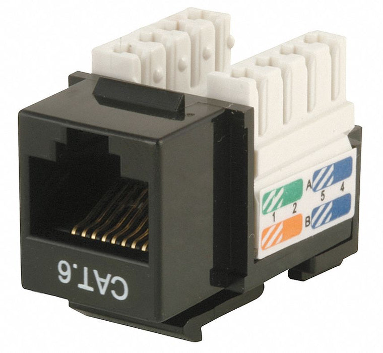 K2466 Keystone Jack 0.75 in Black