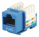 K2466 Datacom Jack Cat6 Punch Down Blue