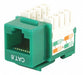 K2466 Datacom Jack Cat6 Punch Down Green