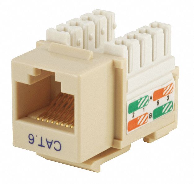 K2466 Datacom Jack Cat6 Punch Down Beige
