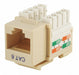 K2466 Datacom Jack Cat6 Punch Down Beige