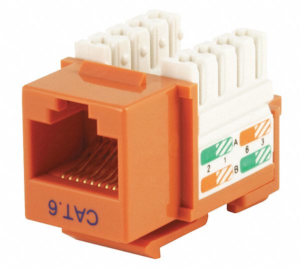 K2466 Keystone Jack 0.75 in Orange