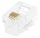 Plug Modular RJ11 6P4C Stranded PK50
