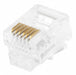 Plug Mod RJ12 6P6C Flat Stranded PK50