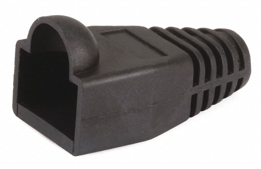 Relief Boot RJ45 Black PK50